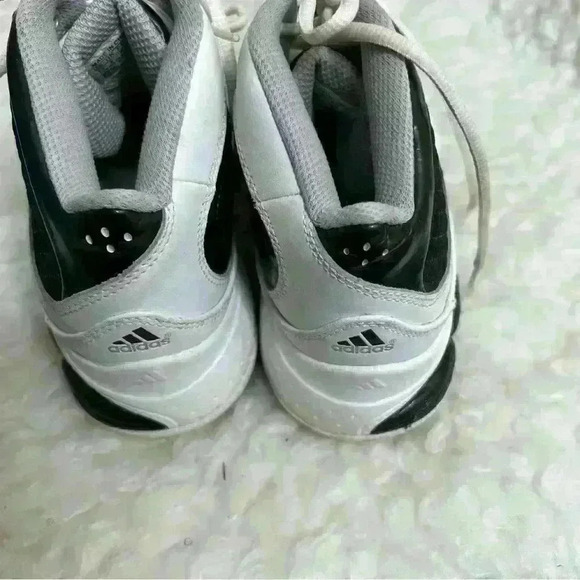 Adidas CLJ 657001 Black White Lace Up Athletic Sneakers - Picture 4 of 8